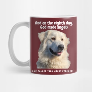 God made angels: Great Pyrenees Mug